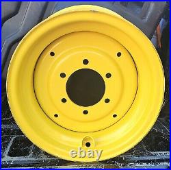 AN241672 John Deere Yellow Steel Wheel Rim 15x8 6x6 (6x152.4) 555604 Pilot-4.638