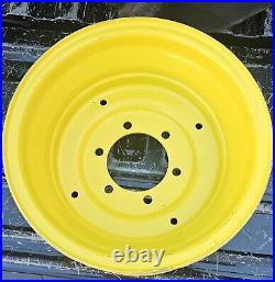 AN241672 John Deere Yellow Steel Wheel Rim 15x8 6x6 (6x152.4) 555604 Pilot-4.638