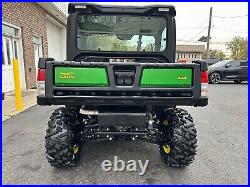 AS NEW 2022 JOHN DEERE GATOR 835M HVAC, BRAND NEW WESTERN V PLOW, LEDS, 615 Mile