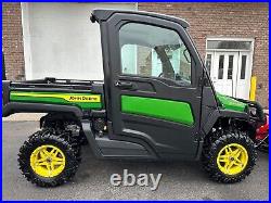 AS NEW 2022 JOHN DEERE GATOR 835M HVAC, BRAND NEW WESTERN V PLOW, LEDS, 615 Mile