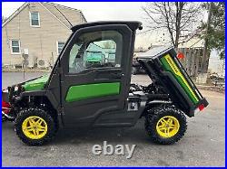 AS NEW 2022 JOHN DEERE GATOR 835M HVAC, BRAND NEW WESTERN V PLOW, LEDS, 615 Mile