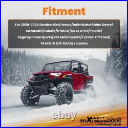 ATV Plow Mount for John Deere/Polaris UTV 2000-2024 Steel Black Coated