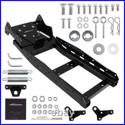 ATV Plow Mount for John Deere/Polaris UTV 2000-2024 Steel Black Coated