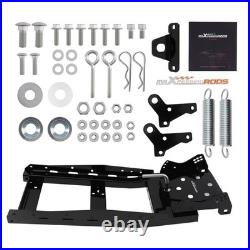 ATV Plow Mount for John Deere/Polaris UTV 2000-2024 Steel Black Coated