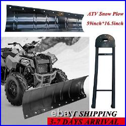 ATV Snow Plow Adjustable 59 Blade Complete Universal Package Fit Various Model