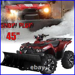 Adjustable Complete 45 Steel Blade Kit For ATV Snow Plow Polaris Can Am CF MOTO