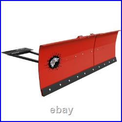 Adjustable Snow Plow Blade steel 48- 60 Width Universal For UTV ATV WithHardware