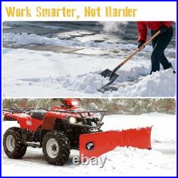 Adjustable Snow Plow Blade steel 48- 60 Width Universal For UTV ATV WithHardware