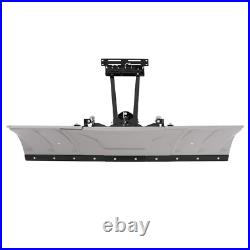 Adjustable Snow Plow Blade steel 48- 60 Width Universal For UTV ATV WithHardware
