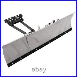 Adjustable Snow Plow Blade steel 48- 60 Width Universal For UTV ATV WithHardware