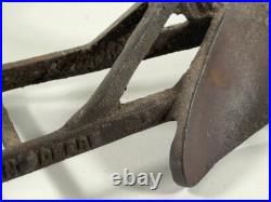 Antique Cast Iron John Deere Salesman Sample Plow FFA Dealer Display SEE PICS