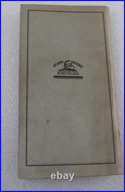 Antique Deere And Webber Farm Tractors & Plows Price List 1938 #1 Minneapolis