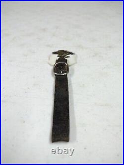 Antique Early John Deere Advertising Deer & Plow Mother Of Pearl Watch Fob