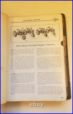 Antique John Deere General Parts Catalog No. 200 1941 era Tractor Plow Equipment