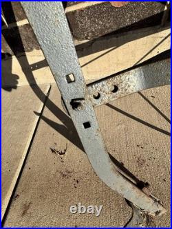 Antique Single Wheel Cultivator Plow Garden Tool Early John Deere Style