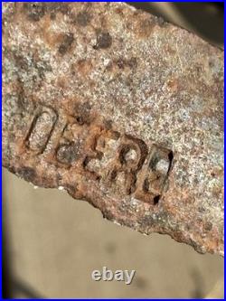 Antique Single Wheel Cultivator Plow Garden Tool Early John Deere Style