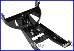 Black 60 Straight Blade Snow Plow Kit For John Deere Gator XUV 825i 2011-2019