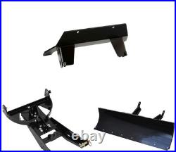 Black 72 Straight Blade Snow Plow Kit For John Deere Gator XUV 825i 2011-2019
