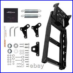 Black Plow Mount for John Deere UTV 2000-2024 Steel Corrosion Resistant