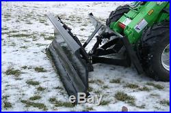 Brand New 66 Quick Attach Snow Plow Kioti John Deere Kubota Avant Manhindra