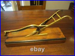 Bronze 150th Anniversary 1837-1987 Original award John Deere Single Shovel Plow