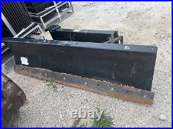 Cat Skid Steer Snow Plow 86 177-1990 Snowplow Lightly Used OEM Hydraulic Angle