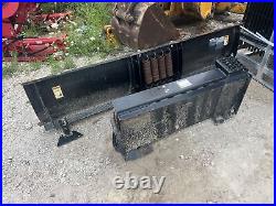 Cat Skid Steer Snow Plow 86 177-1990 Snowplow Lightly Used OEM Hydraulic Angle