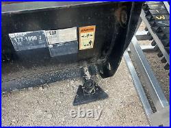 Cat Skid Steer Snow Plow 86 177-1990 Snowplow Lightly Used OEM Hydraulic Angle