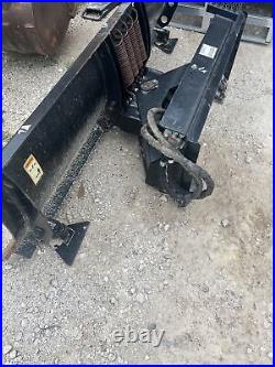 Cat Skid Steer Snow Plow 86 177-1990 Snowplow Lightly Used OEM Hydraulic Angle