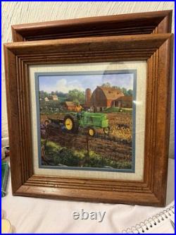 Charles Freitag Bumper Crop Series 60, John Deere 4020 Tractor Plowing Set EUC