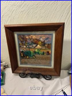 Charles Freitag Bumper Crop Series 60, John Deere 4020 Tractor Plowing Set EUC