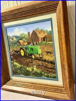 Charles Freitag Bumper Crop Series 60, John Deere 4020 Tractor Plowing Set EUC
