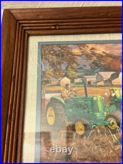 Charles Freitag Bumper Crop Series 60, John Deere 4020 Tractor Plowing Set EUC