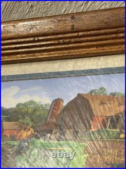 Charles Freitag Bumper Crop Series 60, John Deere 4020 Tractor Plowing Set EUC