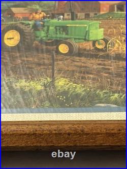 Charles Freitag Bumper Crop Series 60, John Deere 4020 Tractor Plowing Set EUC