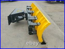 DEMO! 10.5' PA LD Arctic Sectional Snow Plow Power Angle Skid steer attachment