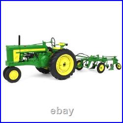 ERT45691-Tracteur With Plough 555 John Deere 620 row-crop-1/16-ERTL