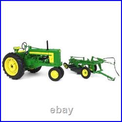 ERT45691-Tracteur With Plough 555 John Deere 620 row-crop-1/16-ERTL