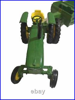 ERTL 116 John Deere 3020 Tractor Rare, Manure Spreader and a 4 furrow Plow