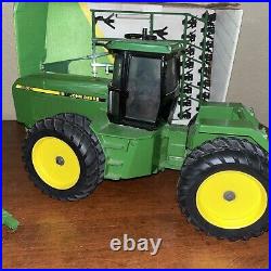 ERTL 1/16 JOHN DEERE 8560 FWD, 550 Mulch Tiller, Plow Pre-owned