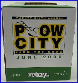ERTL John Deere 4630 with Cab Die Cast Metal Plow City Farm Toy Show 2006 1/16th