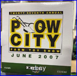 ERTL John Deere 8630 Tractor with Duals 2007 Plow City Farm Toy Show 1/32 NIB