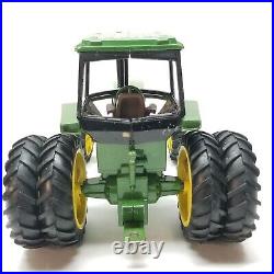 Ertl 1/16 John Deere Row Crop Farm Tractor 584 withPlow Attachment Diecast 525 Grn
