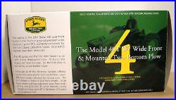 Ertl 1/16 Precision 4 John Deere 40T WithWide Front Mounted Two-Bottom Plow
