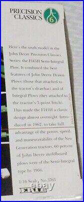 Ertl 1/16 Scale John Deere F145h-5 Bottom Molboard Plow Nib # 16 Coin & P/work Ertl 1/16 Scale John Deere F145h-5 Bottom Molboard Plow Nib # 16 Coin & P/work