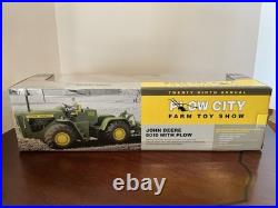 Ertl John Deere 1/32 Scale 8010 Tractor Withplow Farm Toy Show Edition 2009