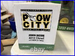 Ertl John Deere 4010 Rops Diesel Plow City Show 1/16 Nib