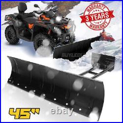 Fit Sportsman 570 XP/Can Am ATV UTV Steel Blade ATV UTV 45\ inch Snow Plow Kit
