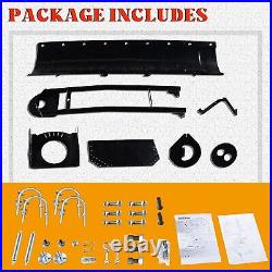 For ATV Snow Plow Adjustable 45 Steel Blade Complete Universal Kit Package US