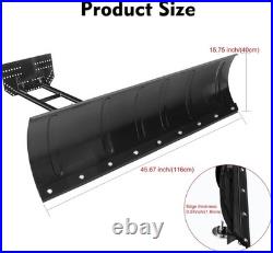 For Polaris Sportsman 335/400/450/500 Blade ATV UTV 45 Snow Plow Kit Universal